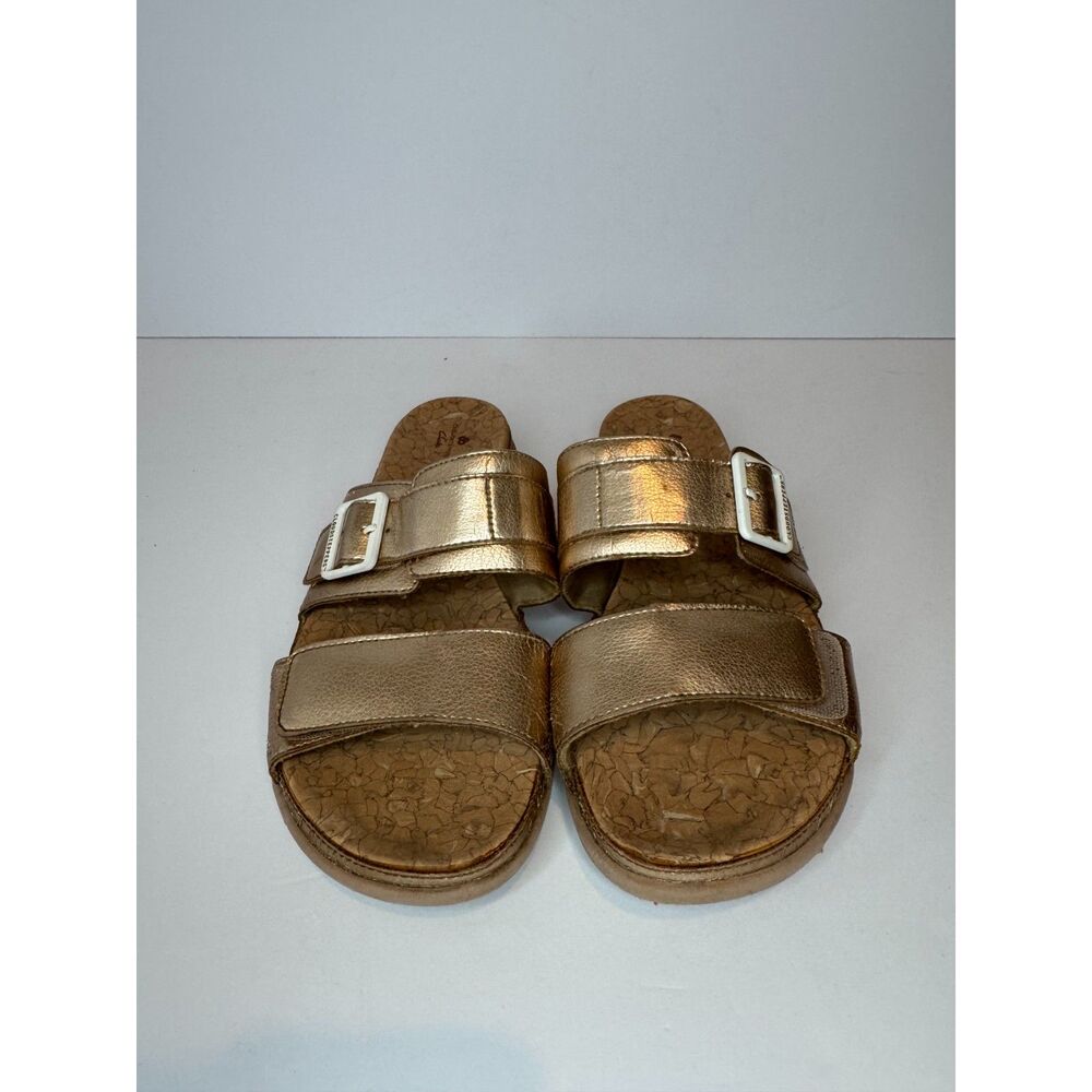 CLOUDSTEPPERS by Clarks Slide Sandals Step June Sun Rose Gold Size 9 - Picture 6 of 8